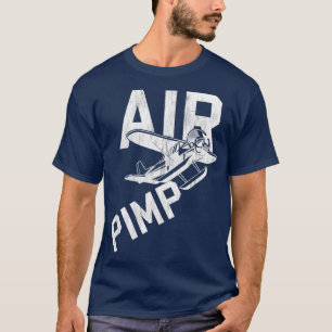 Camiseta Piloto De Pimp De Ar Funny Distante Cotação Propul