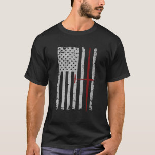 Camiseta Piloto de planador planador Patriótico Bandeira So