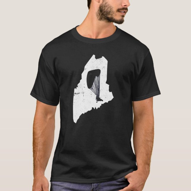 Camiseta Piloto De Ppc Ppg De Paraquedas Baseado Em Trike M (Frente)