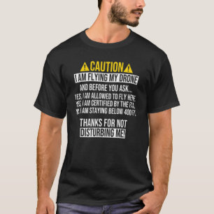 Camiseta Piloto de Quadricóptero FPV Drone RC Piloto Voand