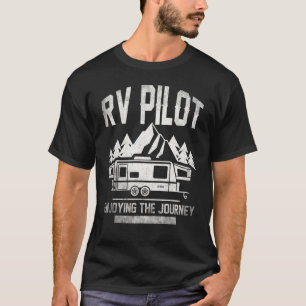 Camiseta Piloto De Rv Aproveitando A Cota De Hobby De Campo