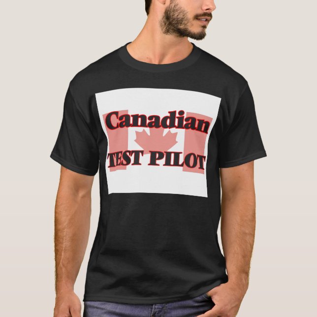 Camiseta Piloto de teste canadense (Frente)