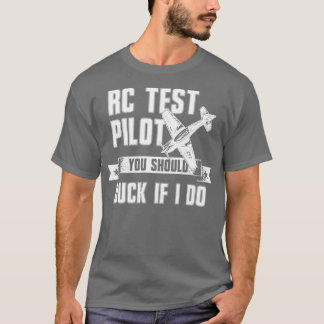 Camiseta Piloto De Teste Rc Piloto Funny Radio Control Plan