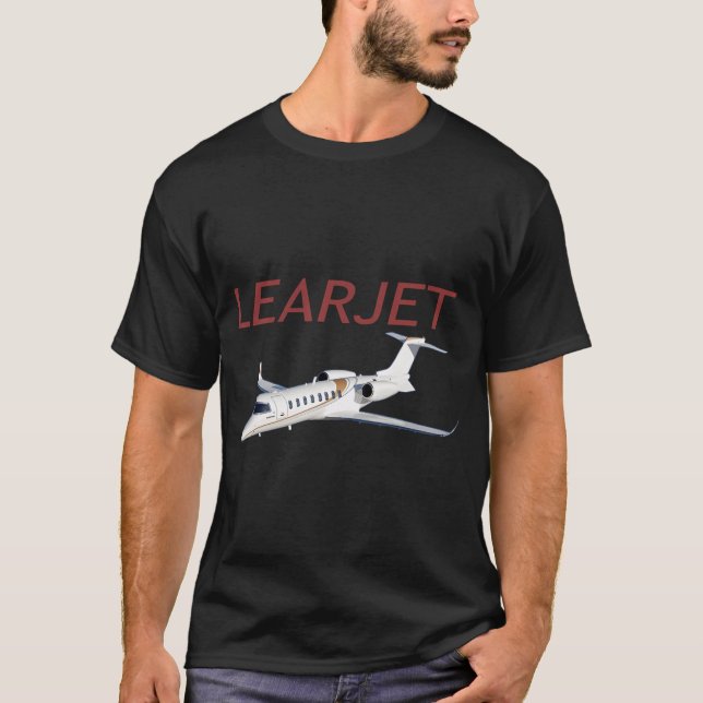Camiseta Piloto de Voo de Avião de Aprenda (Frente)