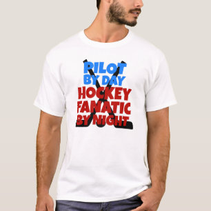 Camiseta Piloto do amante do hóquei