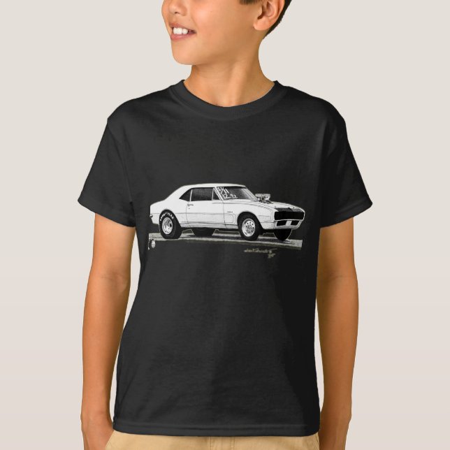 Camiseta 'Piloto do arrasto de 67 Camaro (Frente)