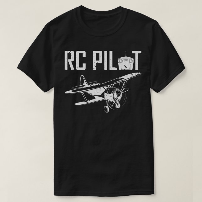 Camiseta Piloto do avião RC (Frente do Design)