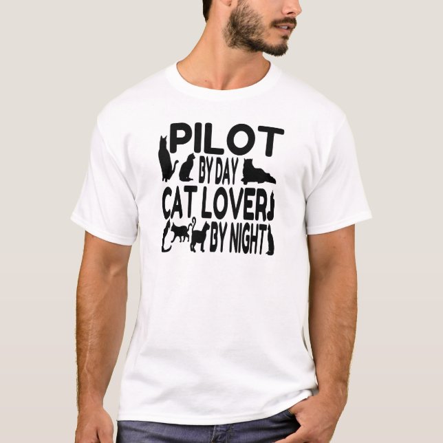 Camiseta Piloto do Cat Lover (Frente)