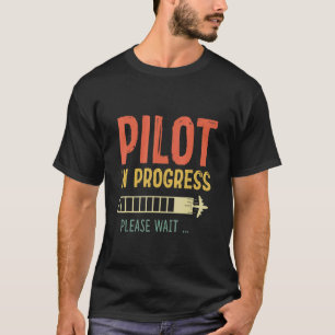 Camiseta Piloto em andamento Piloto de Futuro Piloto de Avi