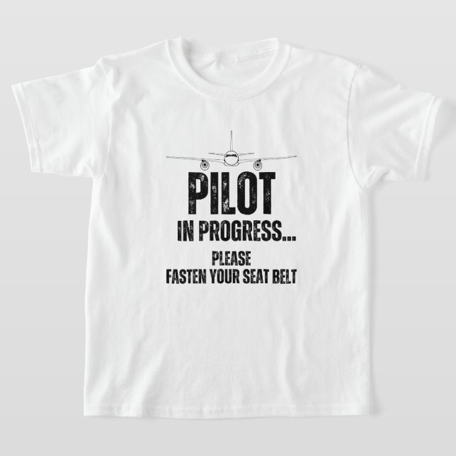 Camiseta piloto em curso de aeronaves pilotos (Postura )