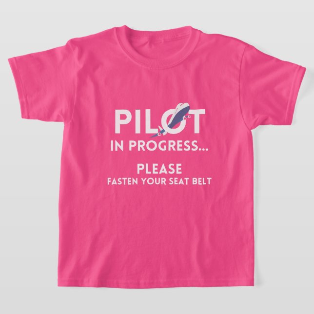 Camiseta piloto em curso de aeronaves pilotos (Postura )