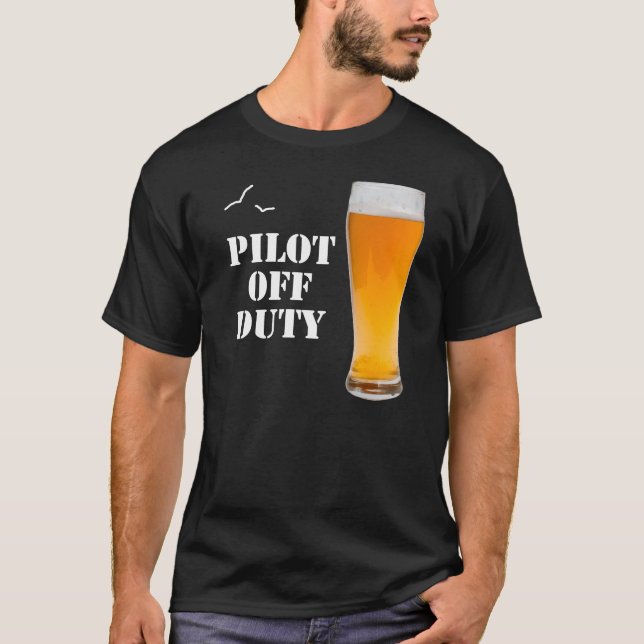 Camiseta Piloto Fora de Serviço (Frente)