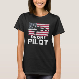 Camiseta Piloto Fpv Rpv Drone Racer Fpv Do Quadcopter
