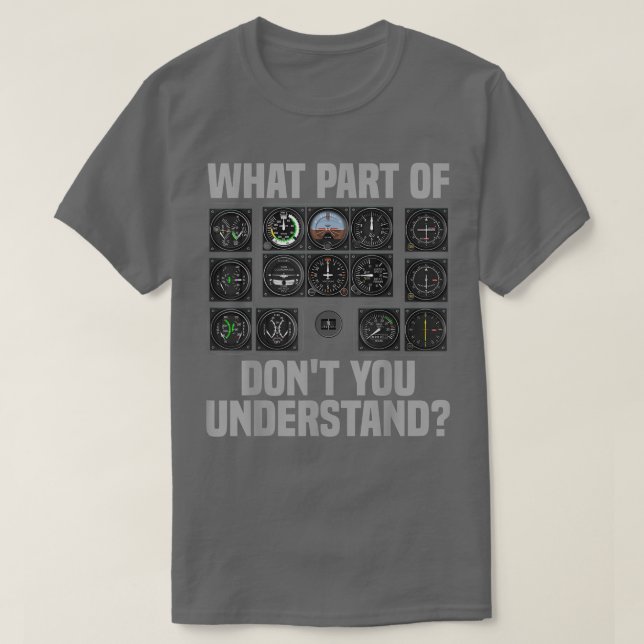 Camiseta Piloto Funny Design Para Aviões Homens Mulheres (Frente do Design)