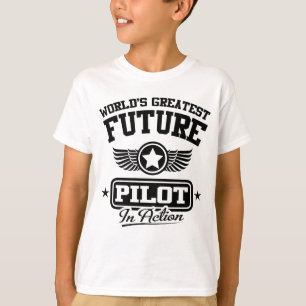 Camiseta Piloto futuro na ação