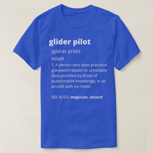 Camiseta Piloto Glider (Frente do Design)