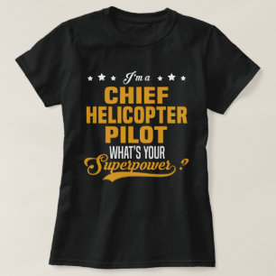 Camiseta Piloto Helicopter Chefe