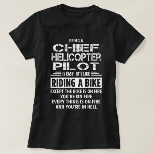 Camiseta Piloto Helicopter Chefe