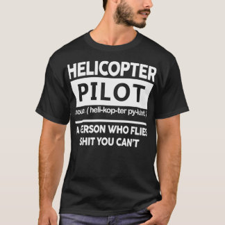 Camiseta Piloto Helicopter de Definição