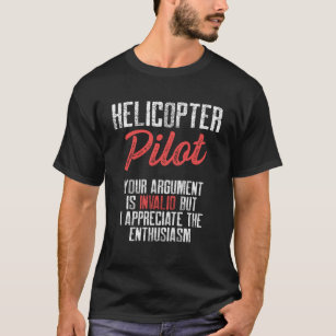 Camiseta Piloto Helicóptero Paciente Engraçado Aviação Pull