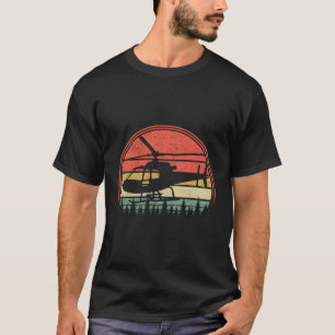 Camiseta Piloto Helicópteros Piloto de Helicópteros para Vo