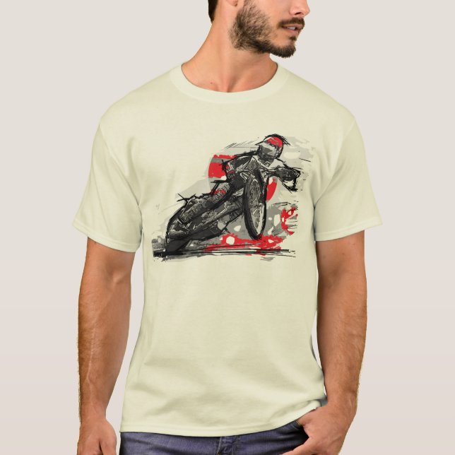 Camiseta Piloto legal da motocicleta do estrada (Frente)