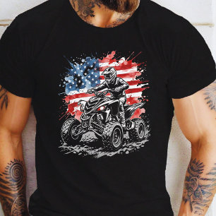 Camiseta Piloto Patriótico de Quadriciclo ATV