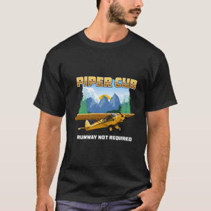 Camiseta Piloto Piper Cub J3 Bush