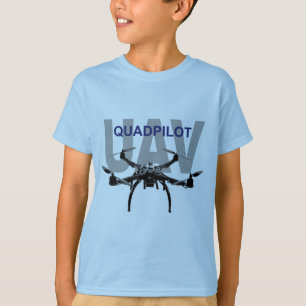 Camiseta Piloto quadpiloto UAV Quadcopter