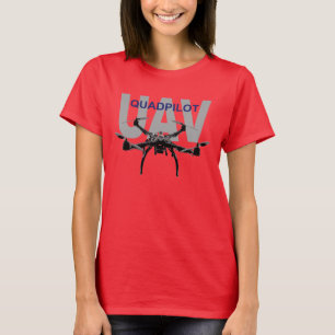 Camiseta Piloto quadpiloto UAV Quadcopter