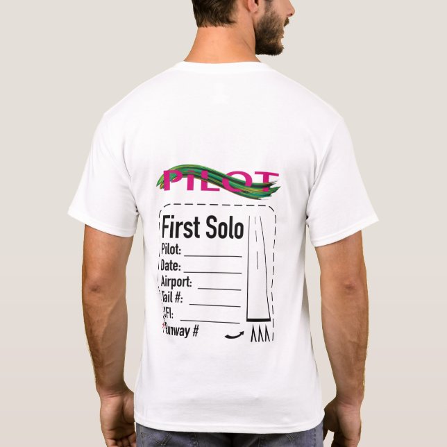 Camiseta Piloto Solo Shirt para Estudantes (Verso)