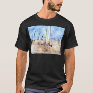 Camiseta Pilotos de Blokart na praia