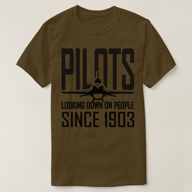 Camiseta Pilotos de ideias de presentes (Frente do Design)