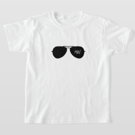 Camiseta Pilotos de sombreados de aviador iniciam óculos de