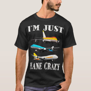 Camiseta Pilotos engraçados planador de avião e eu sou apen