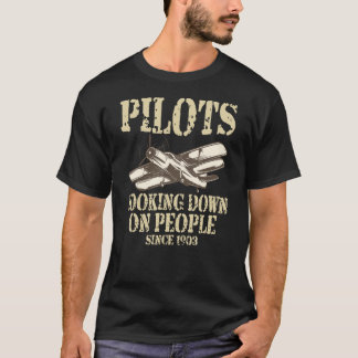 Camiseta Pilotos Olhando Para As Pessoas Desde 1903