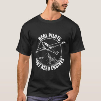 Camiseta Pilotos reais não precisam de mecanismos - Present