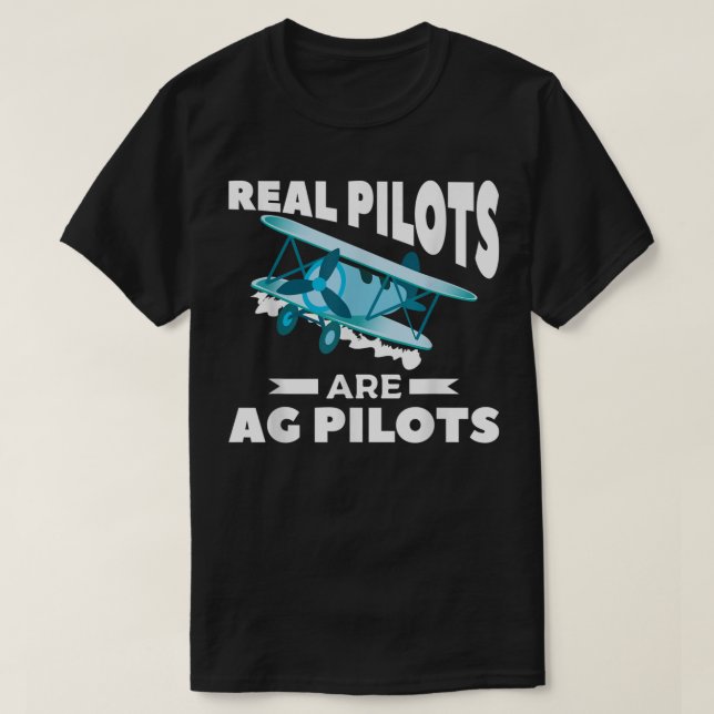 Camiseta Pilotos reais são AG Pilotos Duster de culturas ag (Frente do Design)