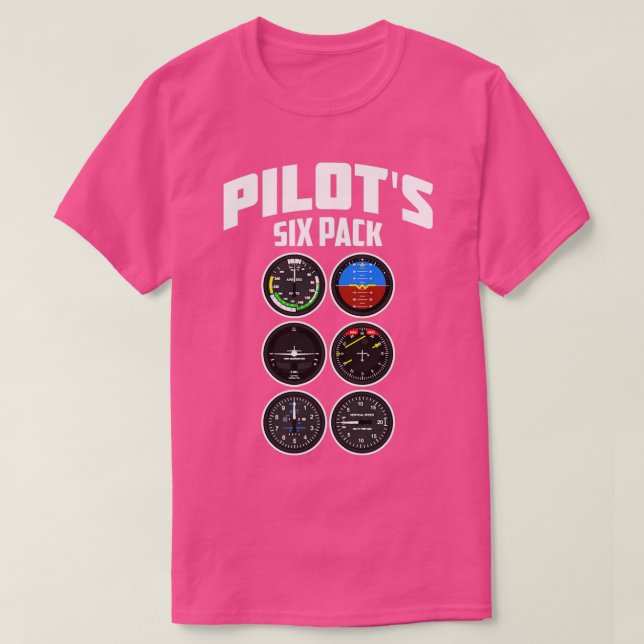Camiseta Pilotos Seis Pack Abs Art Cute Super Flying Ab Art (Frente do Design)