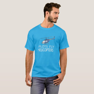 Camiseta Pilotos voam helicópteros