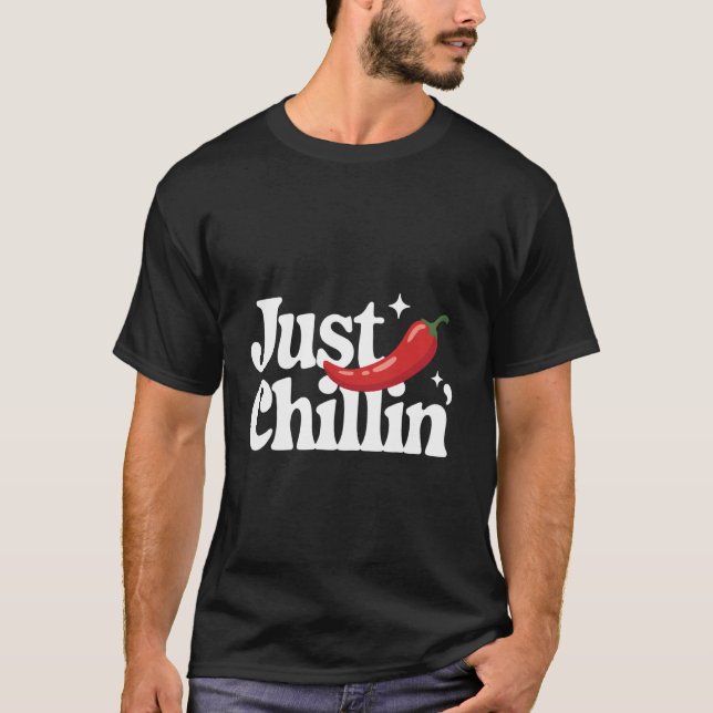 Camiseta Pimenta Apenas Relaxando (Frente)