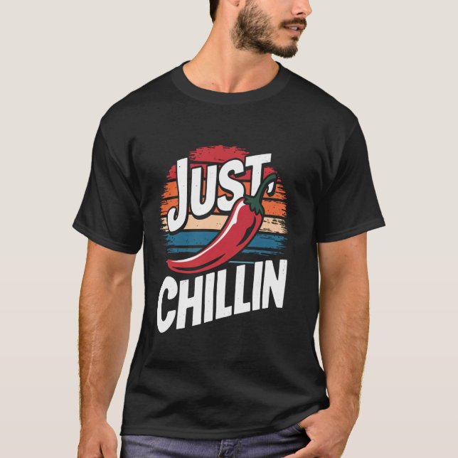Camiseta Pimenta Apenas Relaxando (Frente)