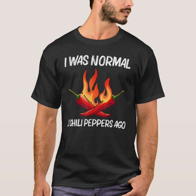 Camiseta Pimenta Chili Para Homens Molho Quente Picante Jal (Frente)