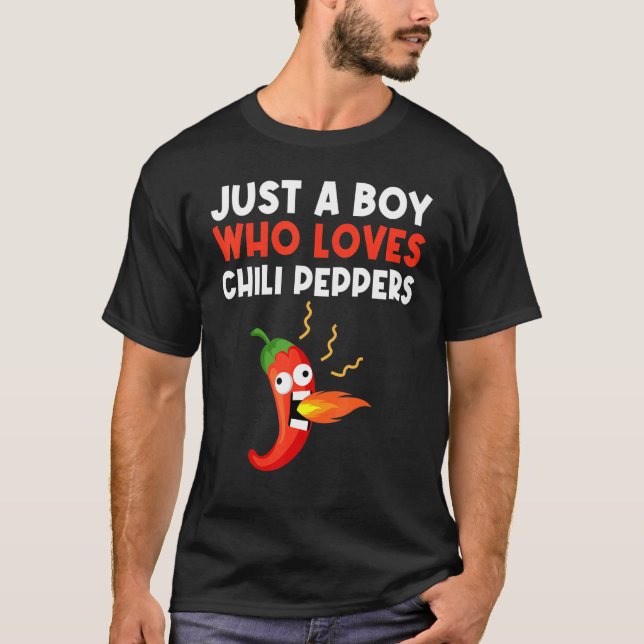 Camiseta Pimenta Chili Para Meninos Espicosos Habanero Chil (Frente)