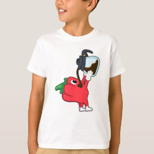 Camiseta Pimenta com Pote de café