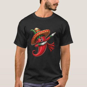 Camiseta Pimenta Dabbing Cinco De Mayo Orgulho Mexicano Jal