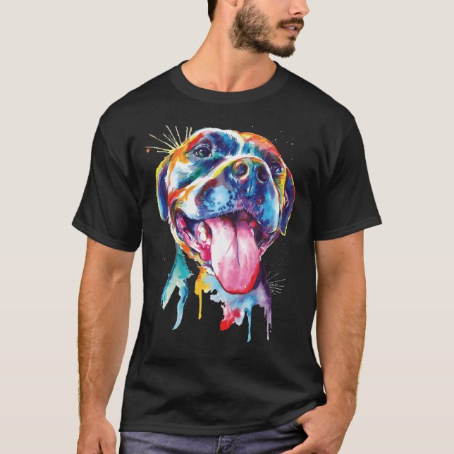 Camiseta Pimenta-De-Cão-De-Cão Colorida (Frente)