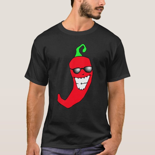 Camiseta Pimenta de pimentão legal (Frente)