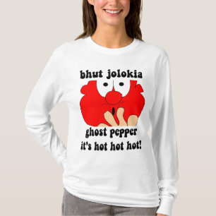 Camiseta Pimenta engraçada do fantasma