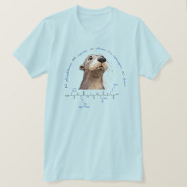 Camiseta Pimenta FRANK, Otter 3 com texto personalizado, le